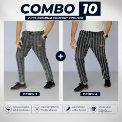 Premium China Fabric Trouser for Men – Stylish Comfort Fit (Combo-10)