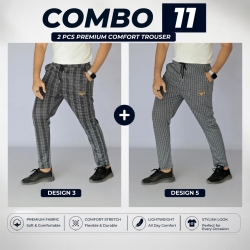 Premium China Fabric Trouser for Men – Stylish Comfort Fit (Combo-11)