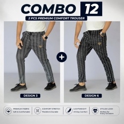 Premium China Fabric Trouser for Men – Stylish Comfort Fit (Combo-12)