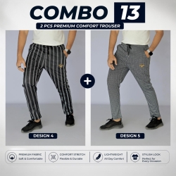 Premium China Fabric Trouser for Men – Stylish Comfort Fit (Combo-13)