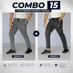 Premium China Fabric Trouser for Men – Stylish Comfort Fit (Combo-15)